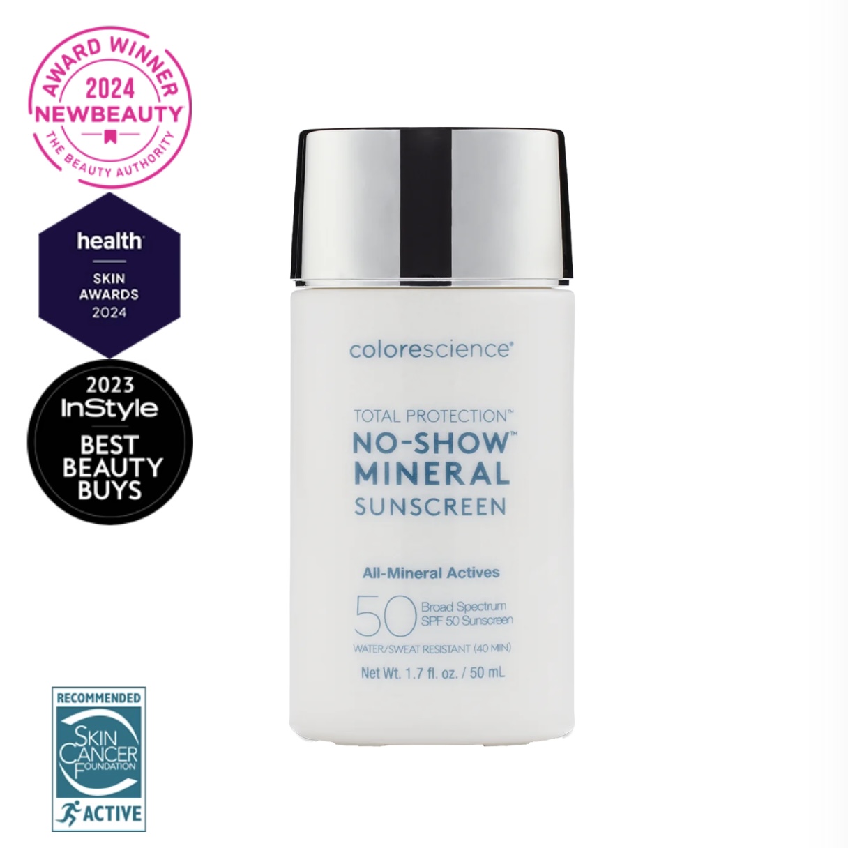 Total Protection® No-Show™ Mineral Sunscreen SPF 50